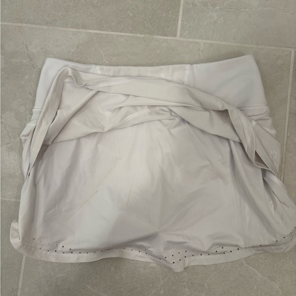 Athleta Stealth TruCool White Skort Tennis Skirt Size Small - Picture 10 of 14